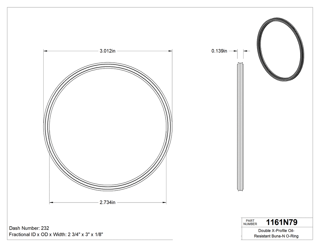 Technical drawing - 1161N79